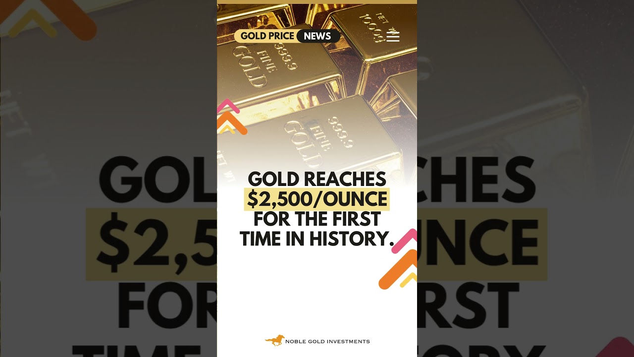 Gold hit ,500 for the first time in history #goldinvestment #gold #investing