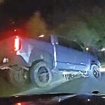 Burglary Suspect in Stolen Truck Crashes After Wild Pursuit