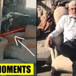 Israeli Drone Shows Hamas Leaders Final Moments As He Throws Stick At Drone Before Being Hit By Tank